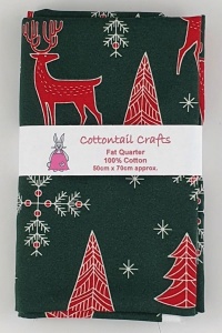 Fat Quarter - P347 - Christmas - Green